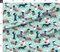 Hot Dogs Lemonade Aqua Blue Doxie Dachshund Summer Barbecue Custom Printed Fabric by Spoonflower Various Fabrics by the Yard or Fat Quarter 7452175